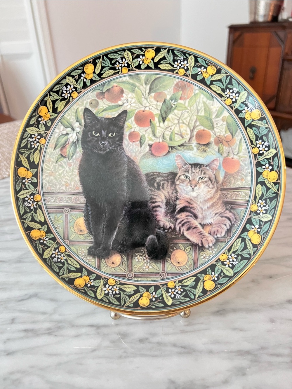 Vintage Royal Doulton Cats Decorative Collector Plate